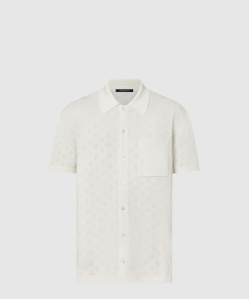[LOUIS VUITTON-루이비통]모노그램 포인텔 쇼트 슬리브드 셔츠 1AHWLK