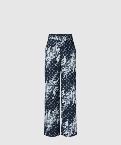 [LOUIS VUITTON-루이비통]모노그램 프린트 데님 팬츠 1AFAC8