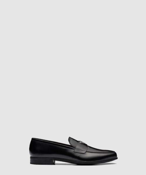 [PRADA-프라다]브러시드 레더 로퍼 2DB180