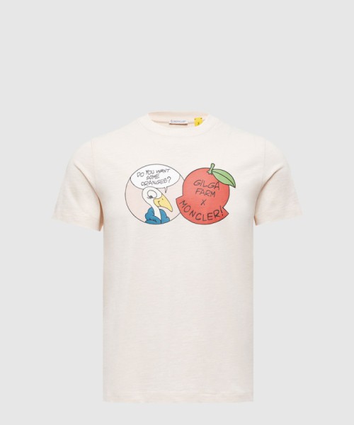 [MONCLER-몽클레어]Moncler x Gilga Farm by Donald Glover 코튼 티셔츠
