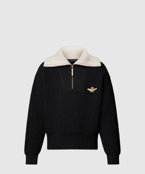 [LOUIS VUITTON-루이비통]청키 울 블렌드 하프 지퍼 풀오버 1AHC11