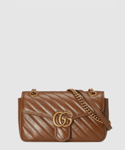 [GUCCI-구찌]GG 마몽 스몰 마틀라세 숄더백 443497