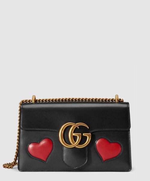[GUCCI-구찌]GG 마몽 하트 숄더백 431777