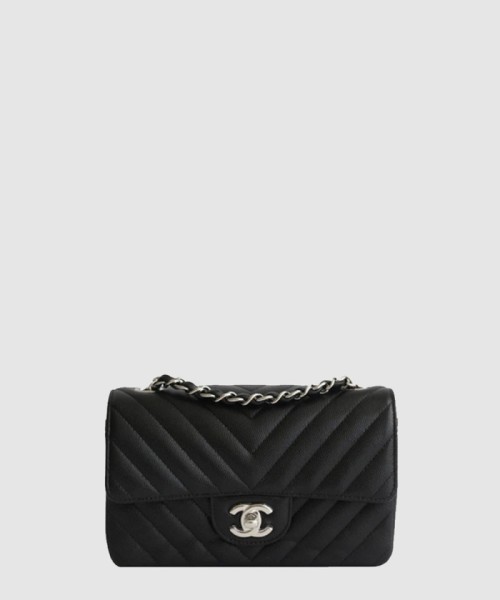 [CHANEL-샤넬]쉐브론 클래식 캐비어 뉴미니 A69900