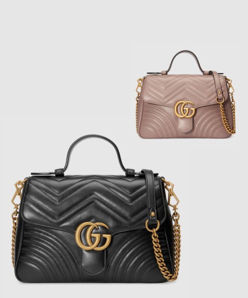 [GUCCI-구찌]GG 마몽 스몰 탑핸들백 498110
