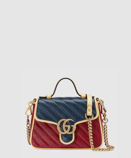 [GUCCI-구찌]GG 마몽 미니 탑핸들백 583571