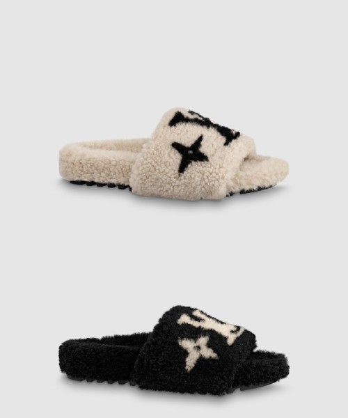 [LOUIS VUITTON-루이비통]봄 디아 플랫 뮬 1A8CX9