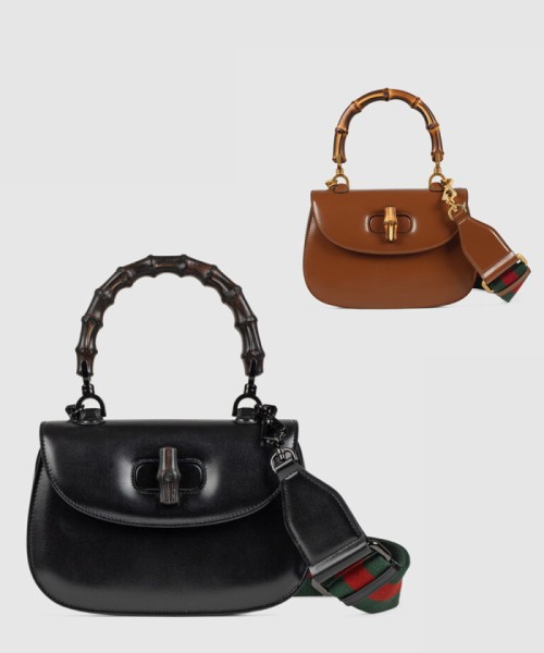 [GUCCI-구찌]뱀부 스몰 탑핸들백 675797