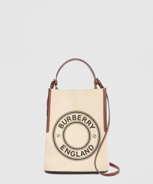 [BURBERRY-버버리]그래픽 캔버스 버킷백 스몰 80268241