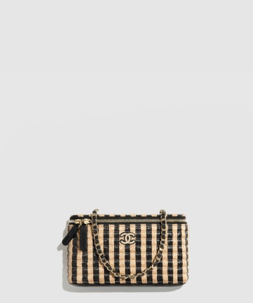 [CHANEL-샤넬]라피아 코스메틱 케이스 AP1999