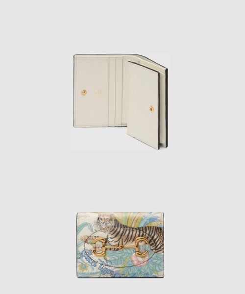 [GUCCI-구찌]홀스빗 1955 타이거 카드지갑 621887