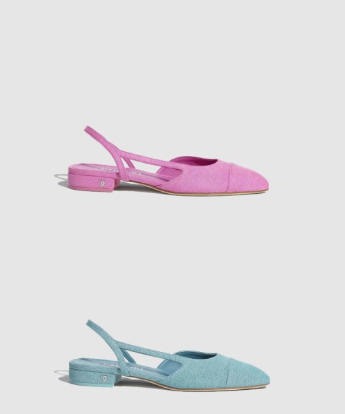 [CHANEL-샤넬]슬링백 플랫 G31319