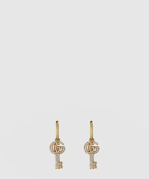 [GUCCI-구찌]GG 크리스탈 열쇠 귀걸이 645624