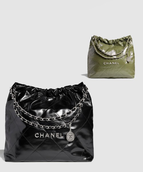 [CHANEL-샤넬]22백 미듐 AS3261