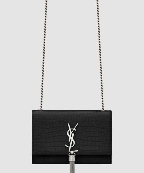 [SAINT LAURENT-생로랑]크로커 케이트백 테슬 스몰 474366