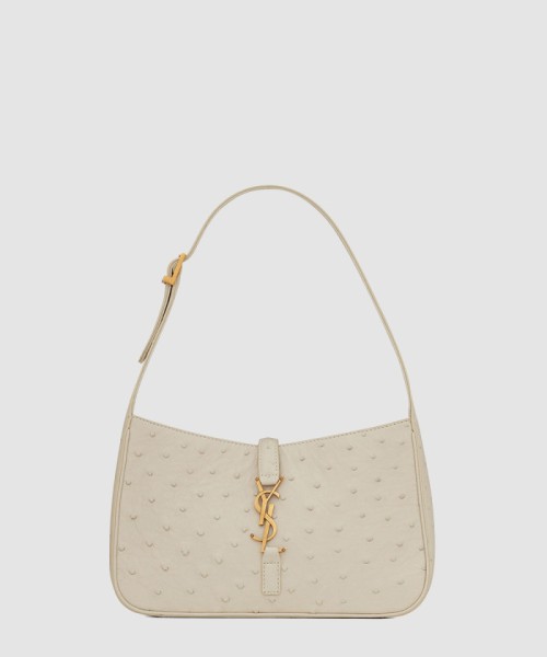 [SAINT LAURENT-생로랑]LE 5 A 7 호보백 오스트리치 657228