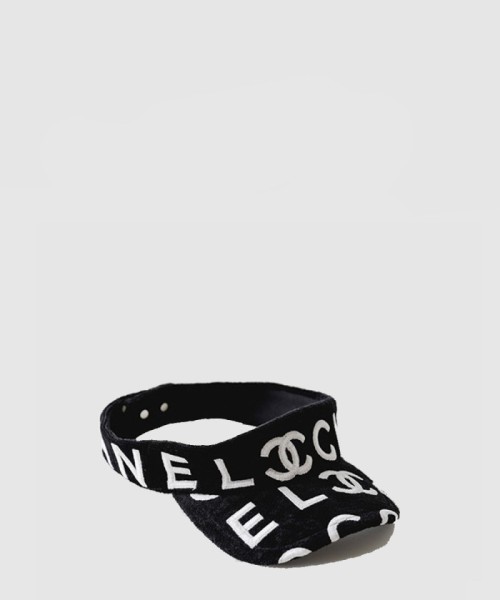 [CHANEL-샤넬]로고 테리 선캡 AA9009