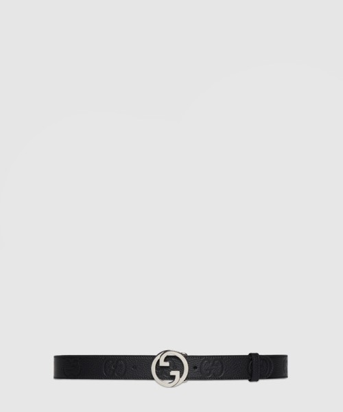 [GUCCI-구찌]블론디 라인 와이드핏 벨트 703147