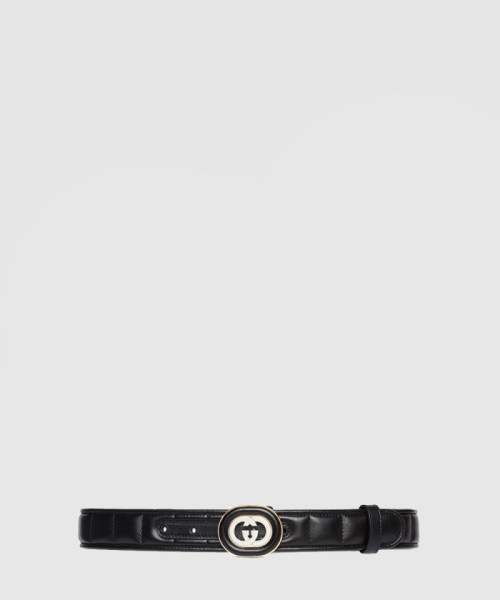 [GUCCI-구찌]인터로킹 G 버클 벨트 748894