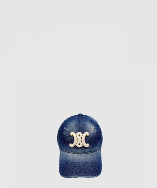 [CELINE-셀린느]이니셜 데님 베이스볼 캡 2AUY88