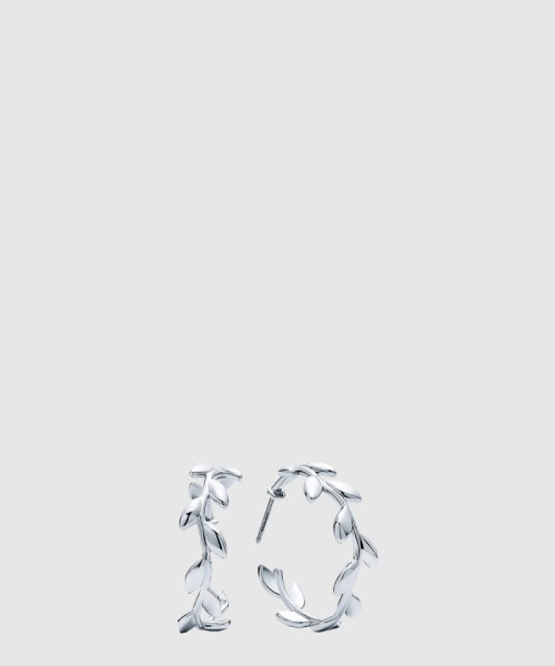 [TIFFANY-티파니]올리브 리프 후프 귀걸이