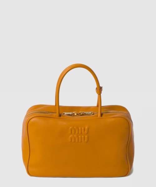 [MIUMIU-미우미우]레더 탑핸들백 5BB117