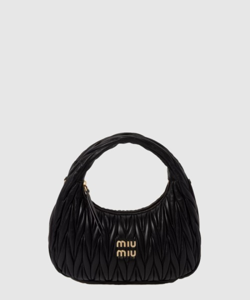 [MIUMIU-미우미우]완더 마테라쎄 나파 가죽 호보백 5BC153