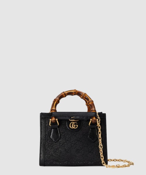 [GUCCI-구찌]다이애나 GG 크리스탈 미니 토트백 707449