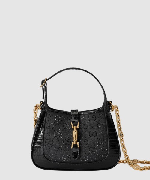 [GUCCI-구찌]재키 1961 GG 크리스탈 미니백 675799