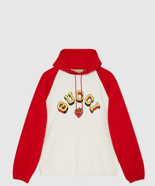 [GUCCI-구찌]코튼 저지 후드 스웨트셔츠 773734