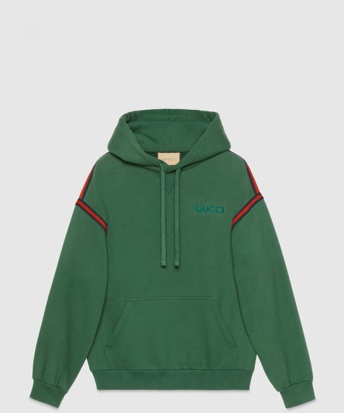 [GUCCI-구찌]코튼 저지 후드 스웨트셔츠 768444