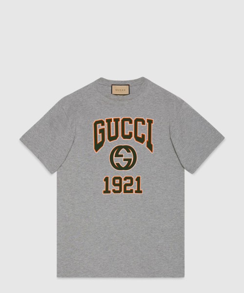 [GUCCI-구찌]코튼 저지 프린트 티셔츠 771758