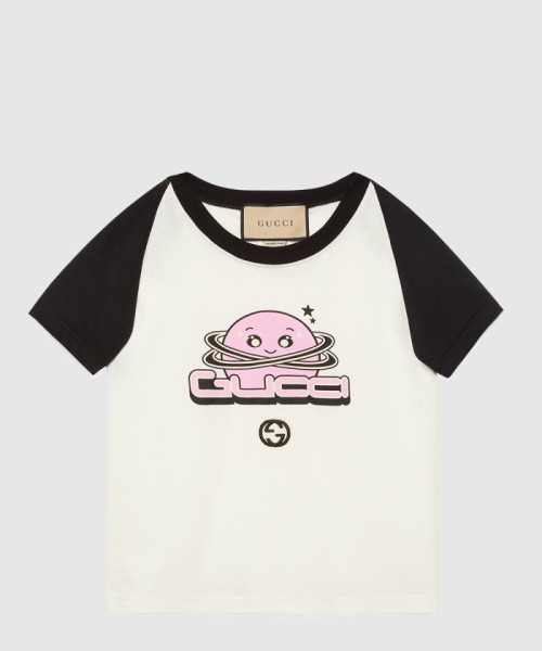 [GUCCI-구찌]코튼 저지 숏 슬리브 티셔츠 768183