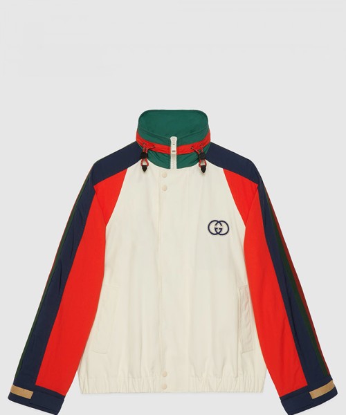 [GUCCI-구찌]패치 코튼 나일론 재킷 747369