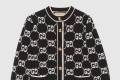 [GUCCI-구찌]GG 울 부클레 자카드 가디건 713300
