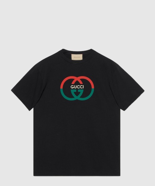 [GUCCI-구찌]코튼 저지 프린트 티셔츠 771758