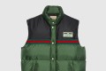 [GUCCI-구찌]나일론 새틴 패딩 베스트 698713