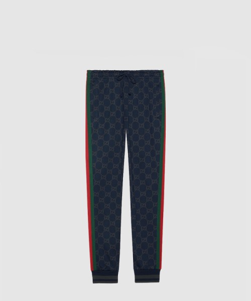 [GUCCI-구찌]GG 져지 코튼 트랙팬츠 695976
