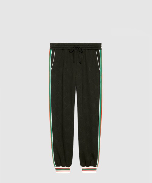 [GUCCI-구찌]GG 자카드 저지 조깅 팬츠 663569