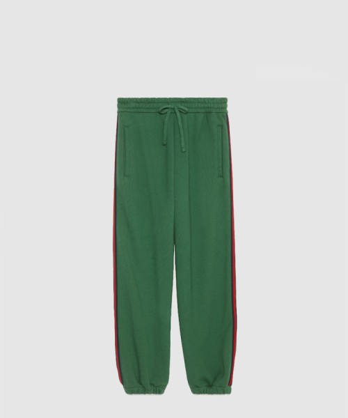 [GUCCI-구찌]코튼 저지 트랙 팬츠 768447