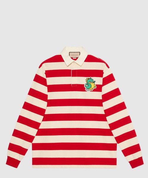 [GUCCI-구찌]코튼 저지 폴로 탑 770896