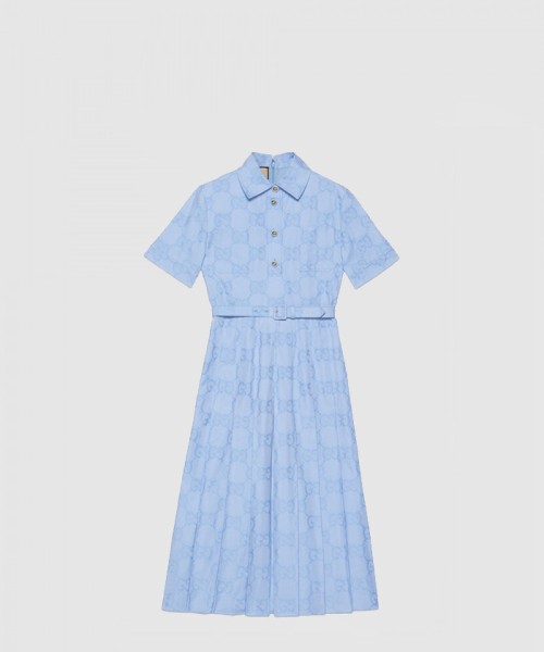 [GUCCI-구찌]코튼 포플린 미디 드레스 741057