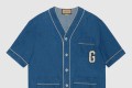 [GUCCI-구찌]G 패치 데님 셔츠 753105