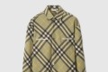 [BURBERRY-버버리]체크 울 블렌드 오버셔츠 80764701