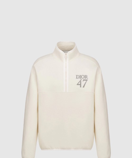 [DIOR-디올]레귤러 핏 스탠드 칼라 스웨터 413J4