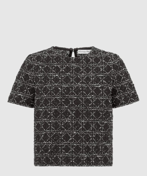 [DIOR-디올]매크로까나쥬 반소매 탑 424S3