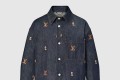 [LOUIS VUITTON-루이비통]엠브로이더드 데님 오버셔츠 1AFHVE