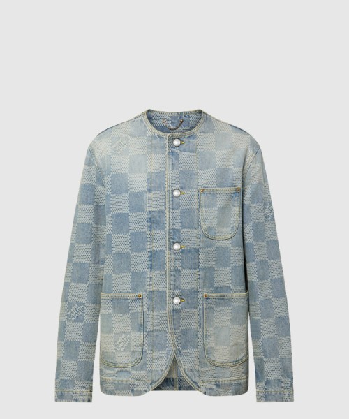 [LOUIS VUITTON-루이비통]다미에 데님 시크 재킷 1AFHU5