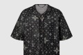 [LOUIS VUITTON-루이비통]모노그램 데님 베이스볼 셔츠 1AF352