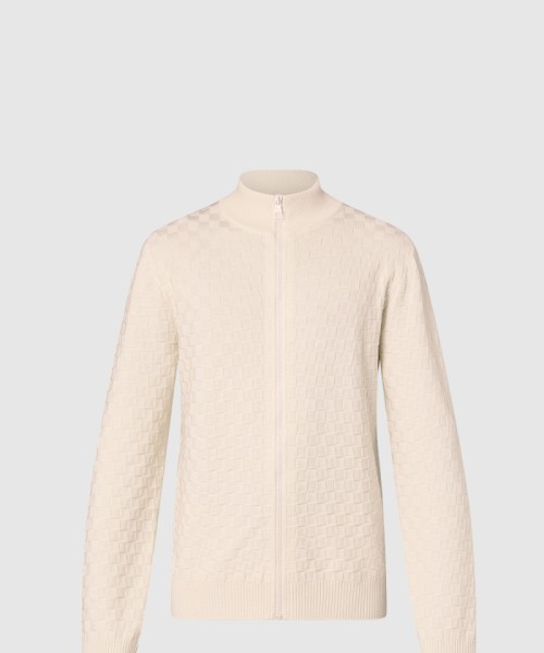 [LOUIS VUITTON-루이비통]다미에 울 집스루 가디건 1AF520